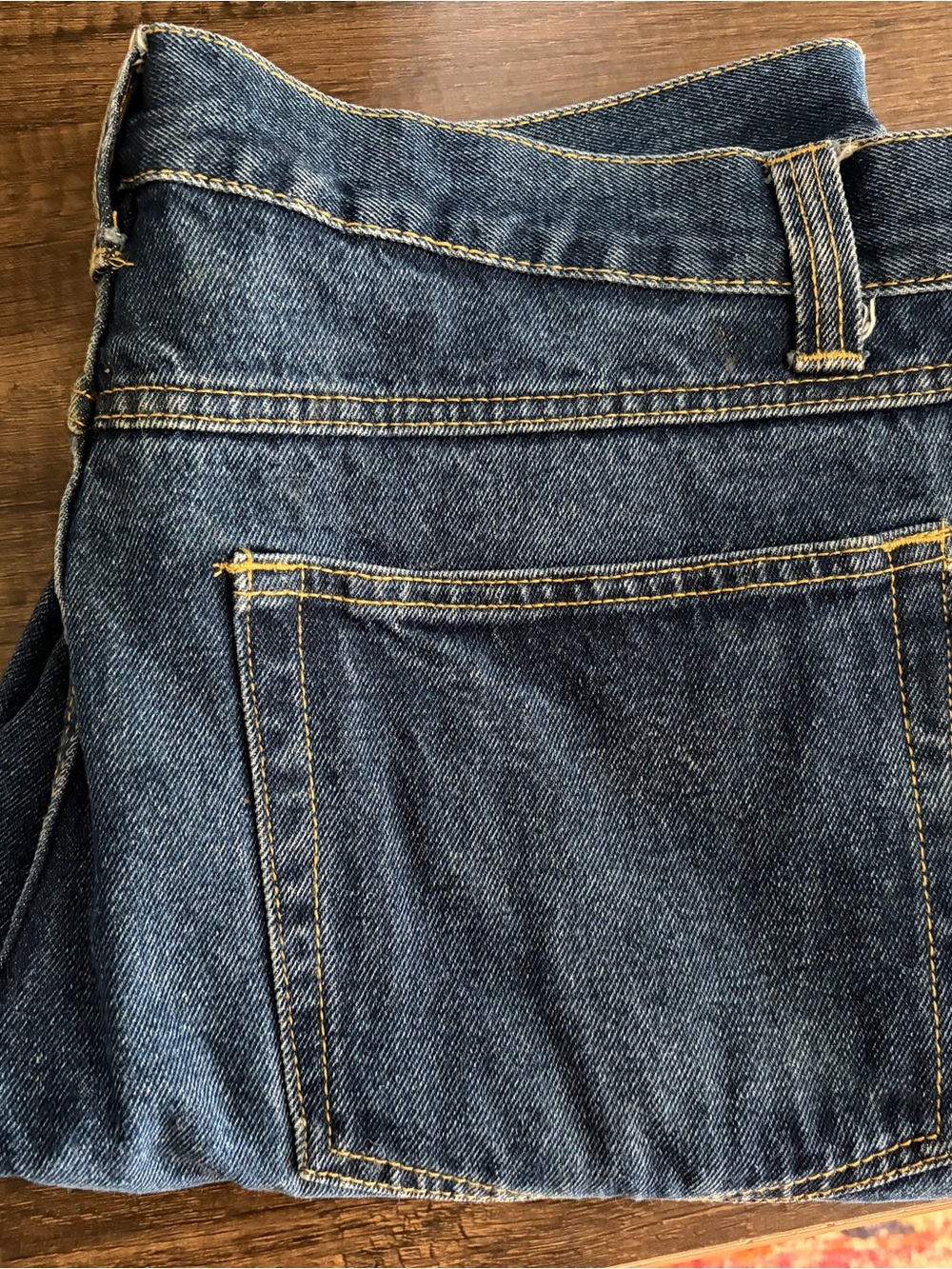 RedHead Men Jeans Relaxed Blue with Yellow Stitching